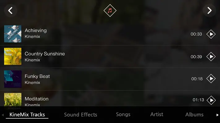 KineMix android App screenshot 2